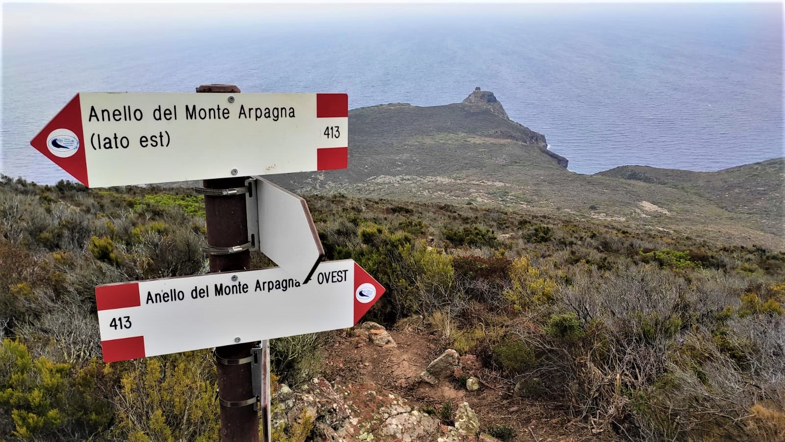 bivio anello monte Arpagna Capraia PNAT